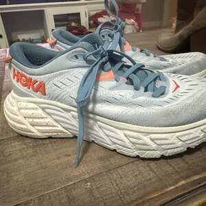 Hoka One One Gaviota 4 Women's Running Shoes Blue Fog/Air
